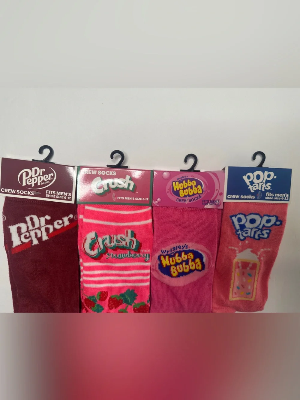 Bundle of nostalgic foodie crew socks